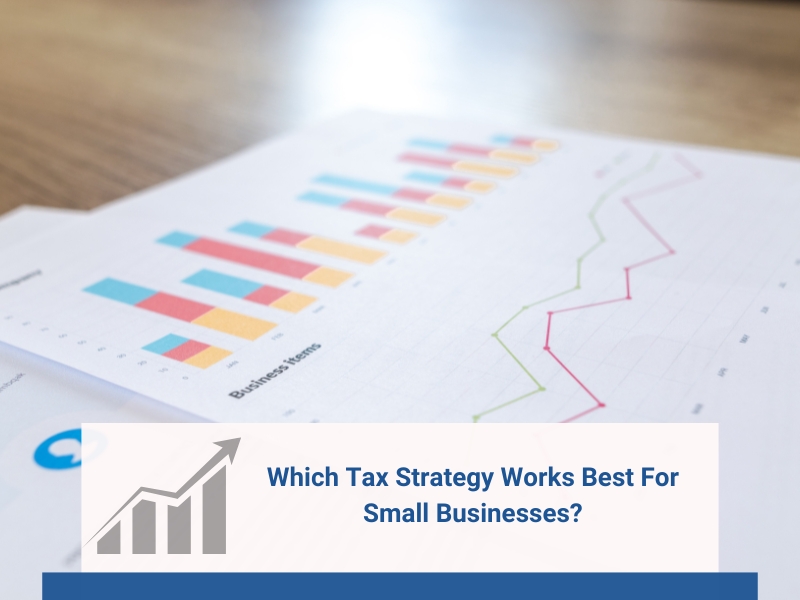 Business performance charts analysing the effectiveness of a tax strategy for small businesses.